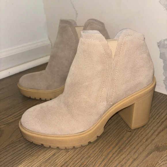 Dolce Vita Cashe H2O Waterproof Boots in Dune Suede Size 9.5 - Picture 3 of 14